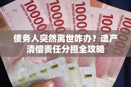 济南债务人突然离世咋办？遗产清偿责任分担全攻略