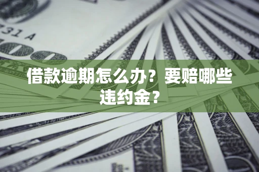 济南借款逾期怎么办？要赔哪些违约金？